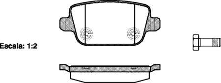 

Тормозные колодки, к-кт. VOLVO S80 II (124) / FORD GALAXY (WA6) / FORD 2004-2015 г.