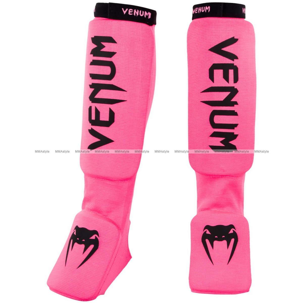 

Защита голени и голеностопа Venum Kontact Shinguards Pink Black