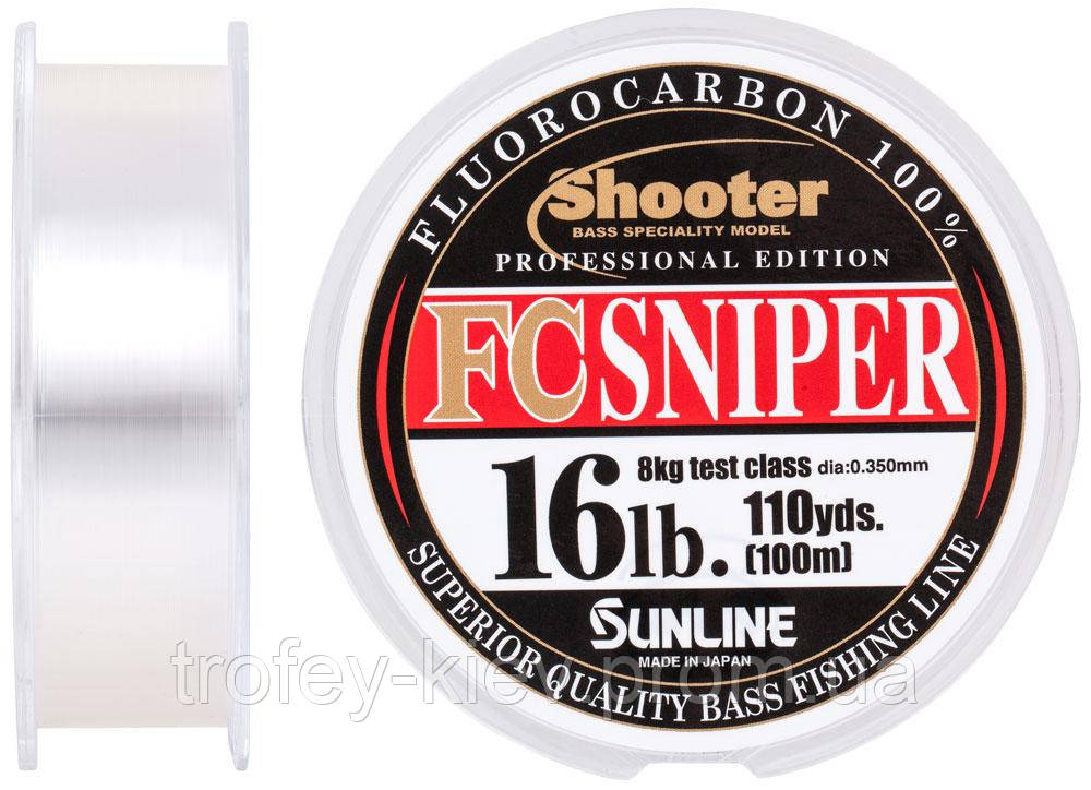 

Флюорокарбон Sunline Shooter FC Sniper 100m 0.350mm 8kg, Прозрачный