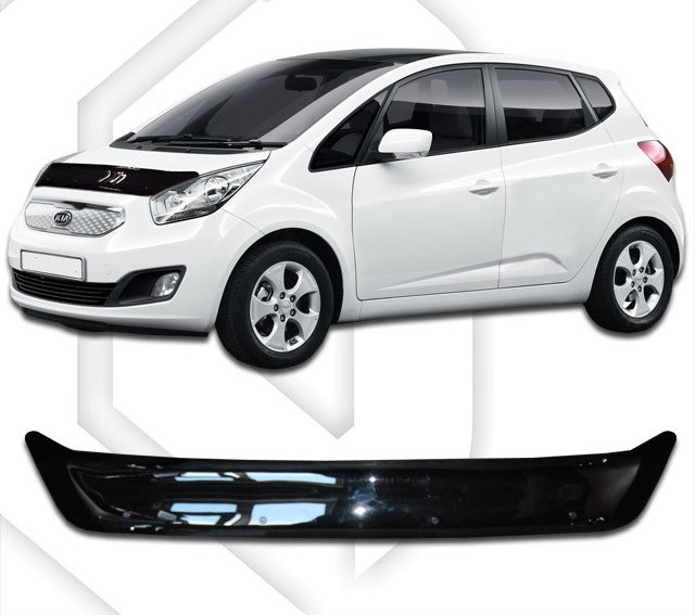 

Дефлектор капота Kia VENGA c 2011, Мухобойка Kia VENGA