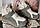 Philipp Plein зима! Жіночі черевики з хутром шкіра напівчеревики Філіп плейн на танкетці з липучками, фото 5