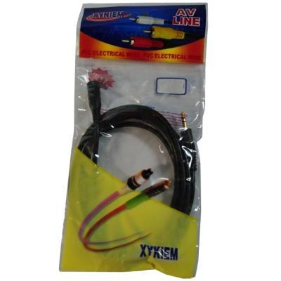 Аудіо-кабель Atcom mini-jack 3.5 мм(M) to mini-jack 3.5 мм(F) 3м пакет (Подовжувач)