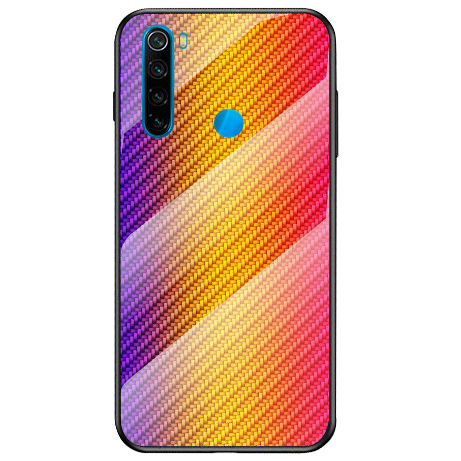 

TPU+Glass чехол Twist для Xiaomi Redmi Note 8, Оранжевый