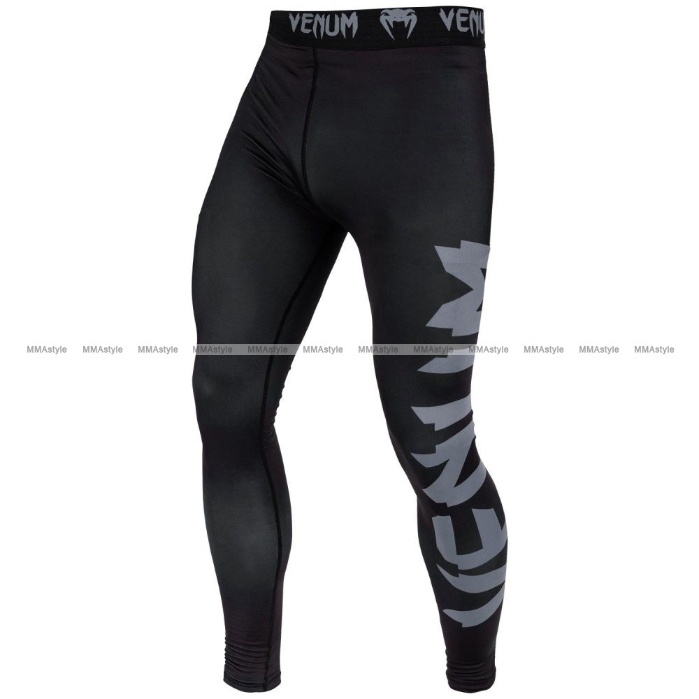 

Компрессионные штаны Venum Giant Spats Black/Grey, Черный/серый