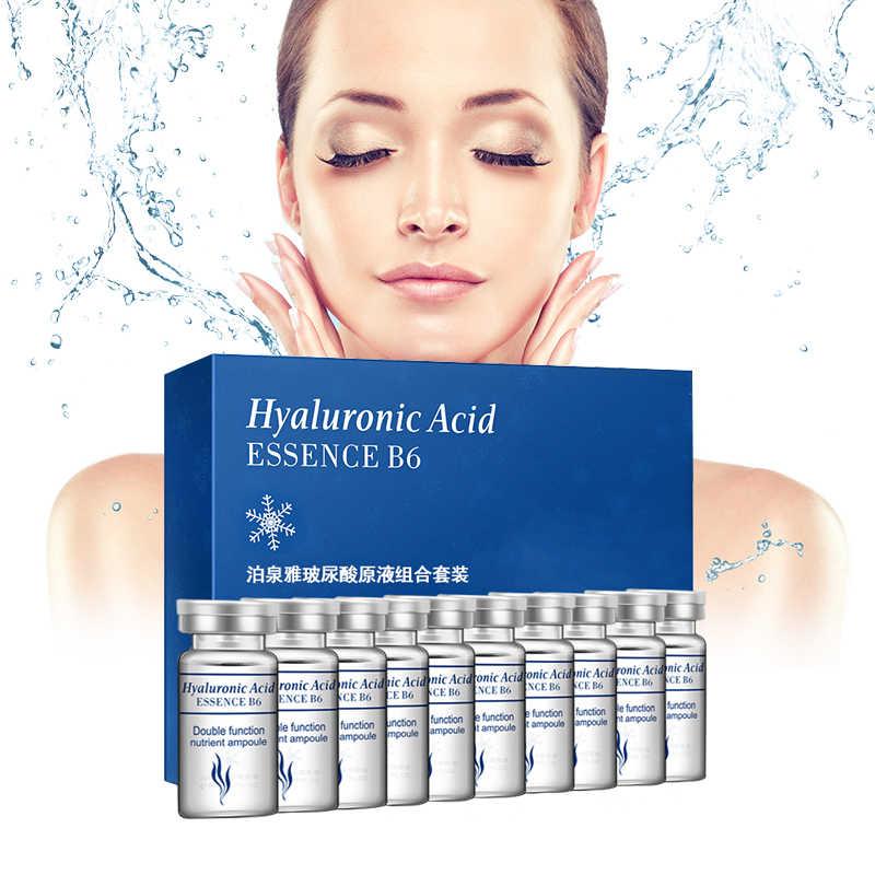 

Сыворотка с гиалуроновой кислотой и Витамином В6 в ампулах Bioaqua Hyaluronic Acid Essence B6 (набор 10 х 5мл)