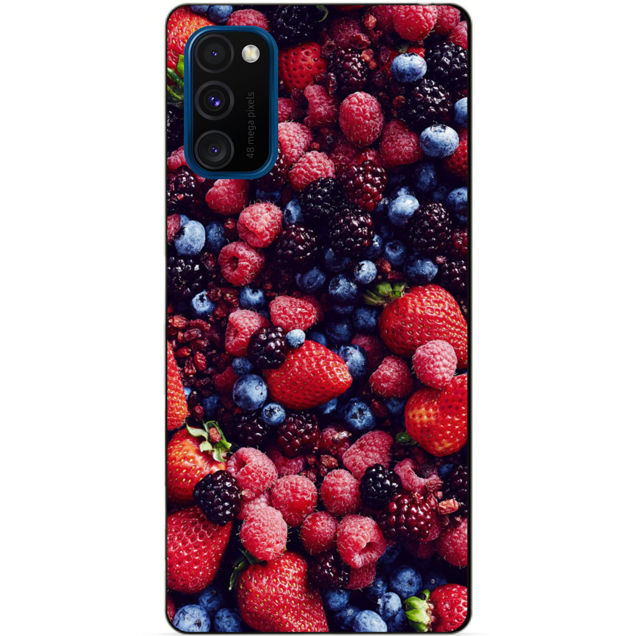 

Силиконовый бампер чехол для Samsung M30s 2019 Galaxy M307f с рисунком Ягоды, Разные цвета