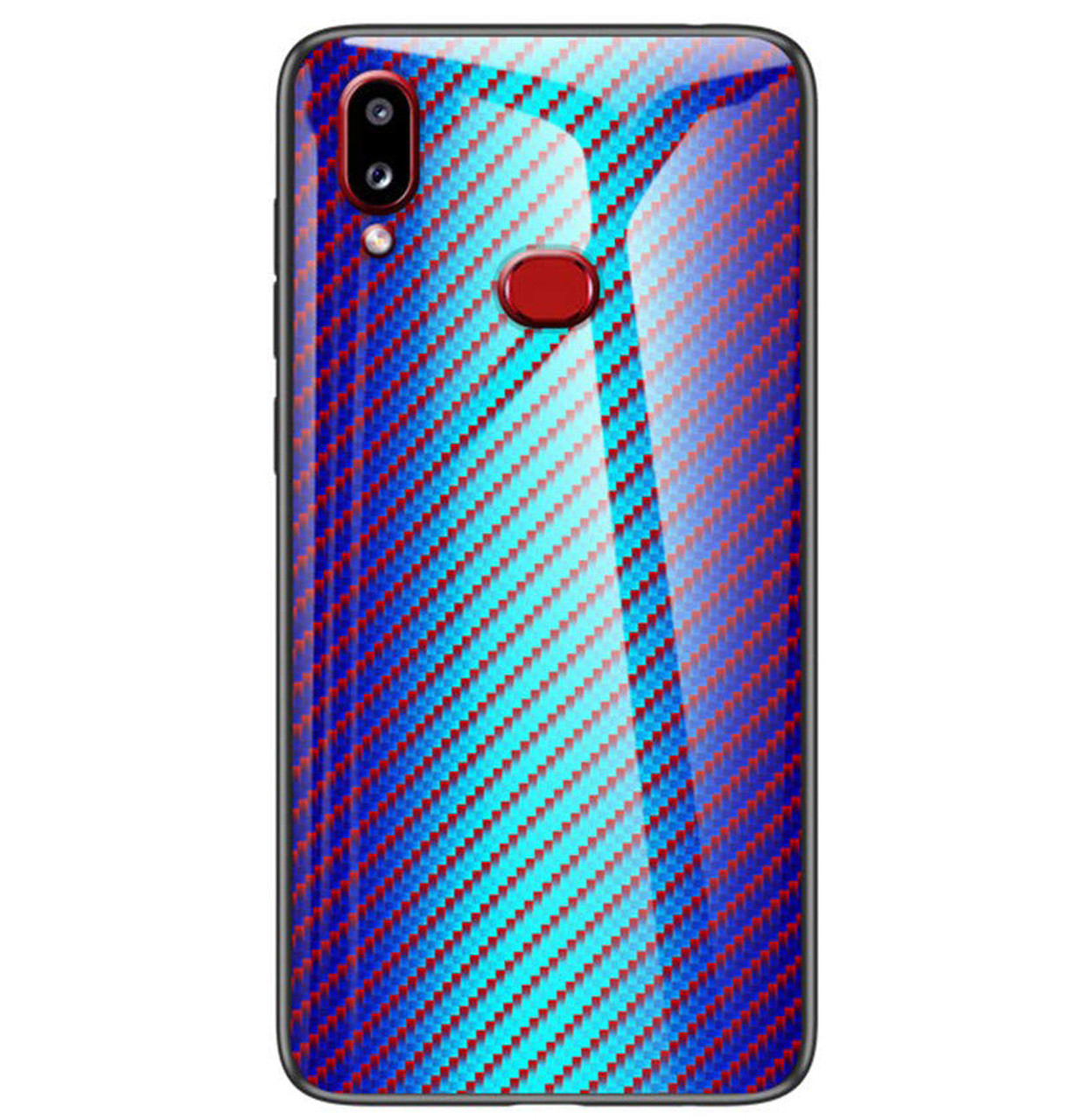 

Чехол-накладка TPU+Glass Twist для Samsung Galaxy A10s SM-A107F Голубой