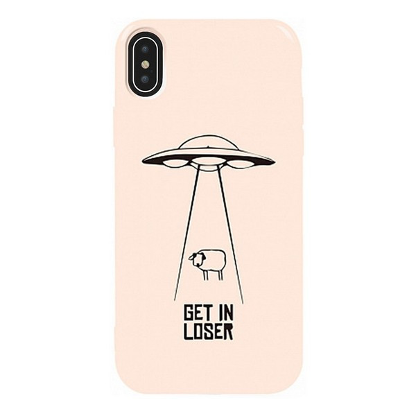 

Накладка для iPhone X/iPhone XS TOTO Pure TPU 2mm Print Case pink