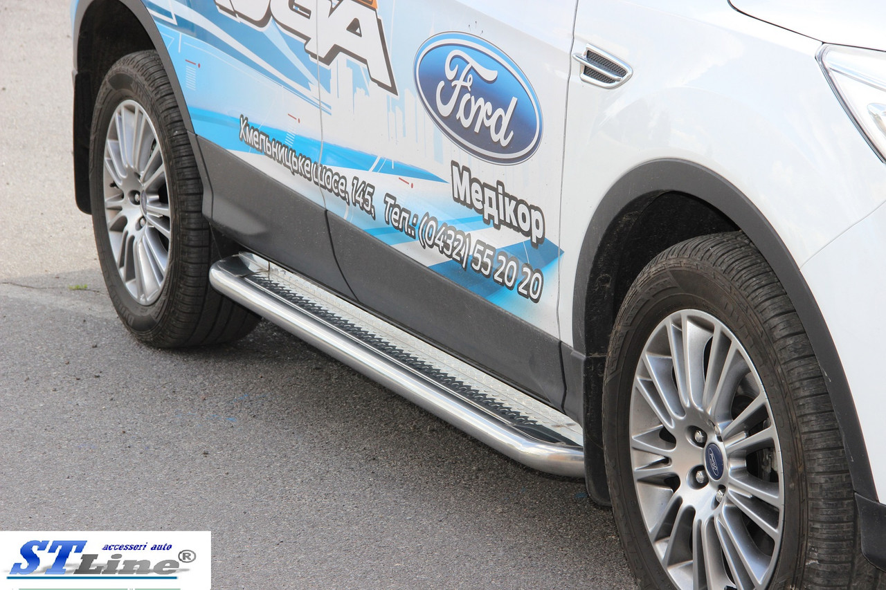 

Ford Kuga (13+) боковые пороги подножки площадки на для Форд Куга Ford Kuga (13+) d60х1,6мм