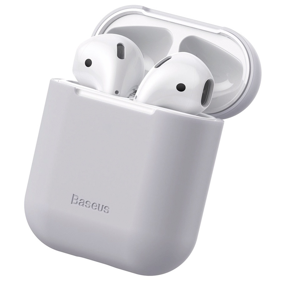 

Чехол Baseus для Apple AirPods 1/2 Grey (WIAPPOD-BZ0G), Серый