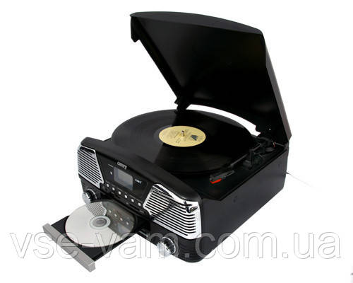 Музичний програвач-грамофон Camry CR 1134 b - ГРАМПЛАТІВКИ /CD /MP3 / USB/ SD Фото 2