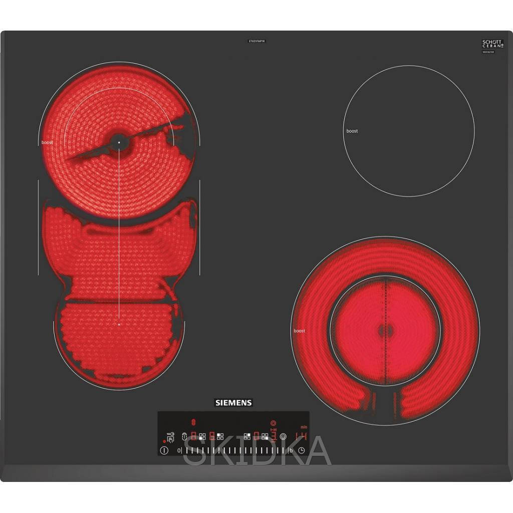 

Варочная поверхность электрическая SIEMENS ET 651 FM P 1 R