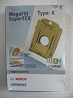 Комплект одноразових мішків для пилососа Bosch TYPE K, 00468265, фото 1