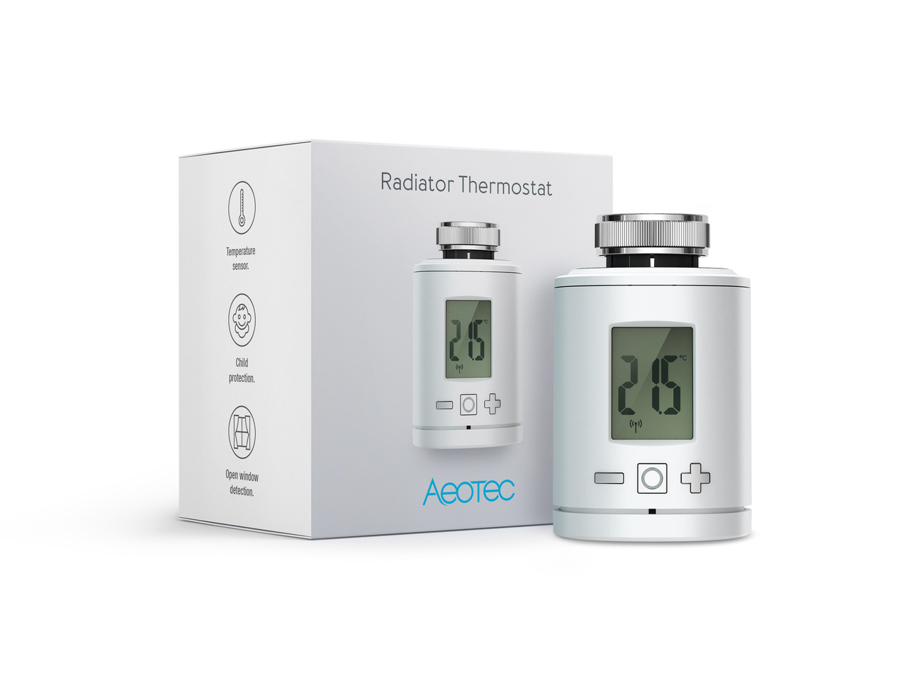 

Радиаторный термостат Aeotec Radiator Thermostat - AEOEZWA021