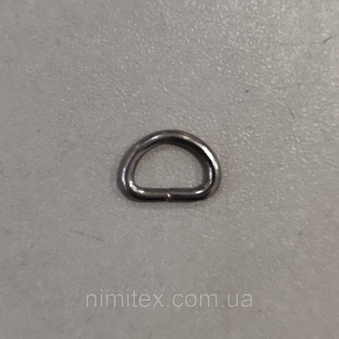 Півкільце дротове 10 мм чорний нікель