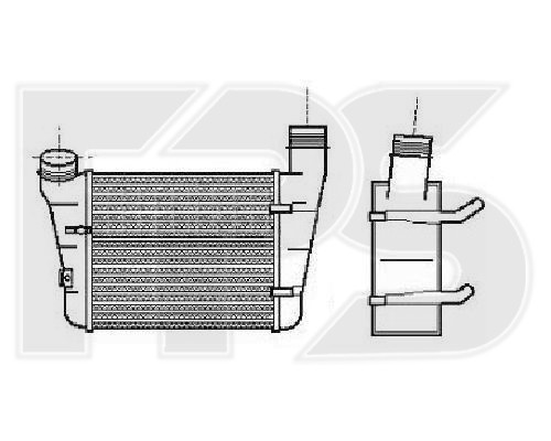 

Интеркулер Ауди A4 01-04 (B6) / AUDI A4 B6 (2000-2005)