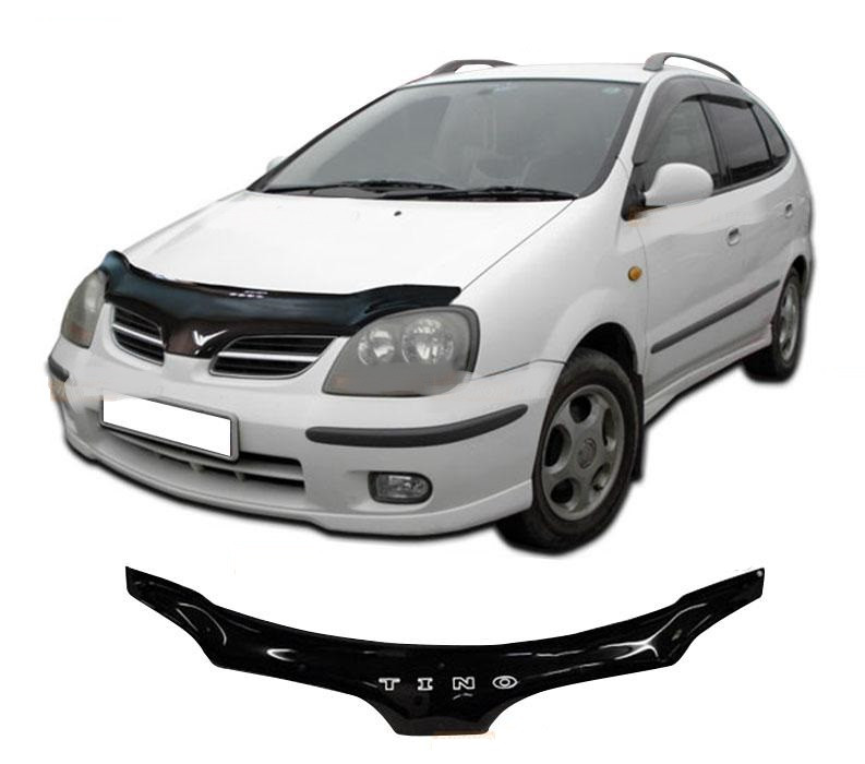 

Дефлектор капота Nissan Almera Tino с 2000-2006, Мухобойка Nissan Almera Tino