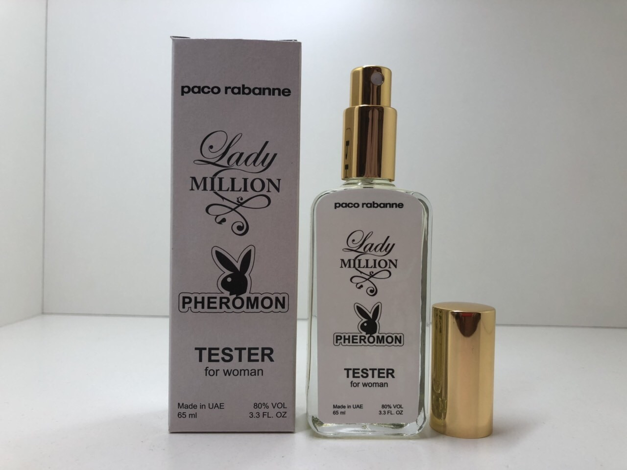 

Paco Rabanne Lady Million женская парфюмерия тестер 65 ml с феромонами ОАЭ (реплика)