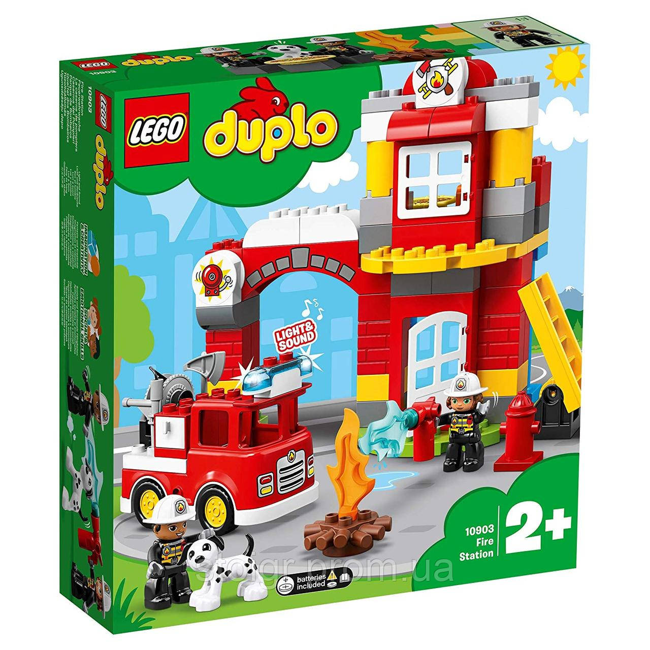 

Конструктор Лего 10903 Дупло LEGO DUPLO Пожарное депо 76 деталей