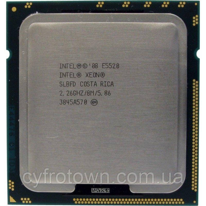 Процессор Intel XEON Quad Core E5520 2.26 GHz/4M s1366 4ядра 8 потоков