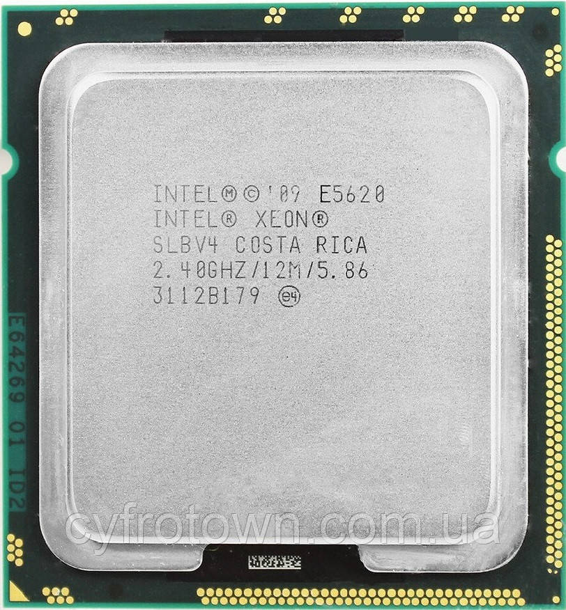 Процессор Intel XEON Quad Core E5620 2.4 GHz/12M s1366 4ядра 8 потоков