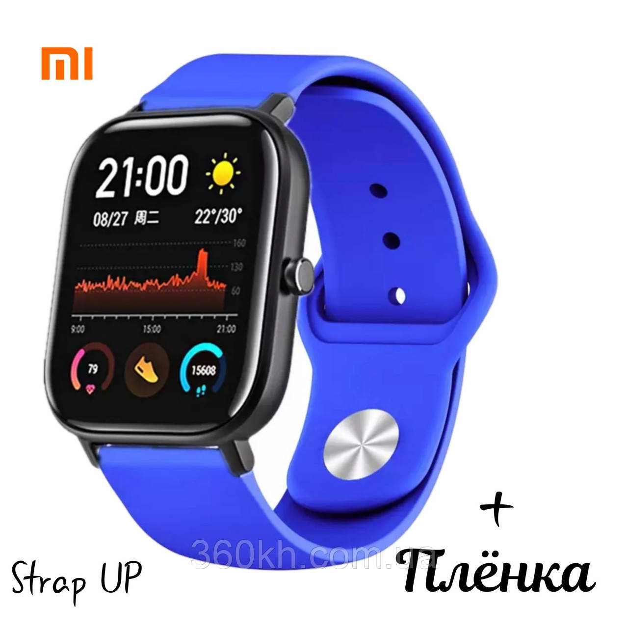 

Ремешок для Xiaomi Amazfit GTS Blue