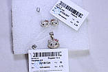 Набір Hello Kitty Підвіс і Сережки срібло 925 проба, фото 2