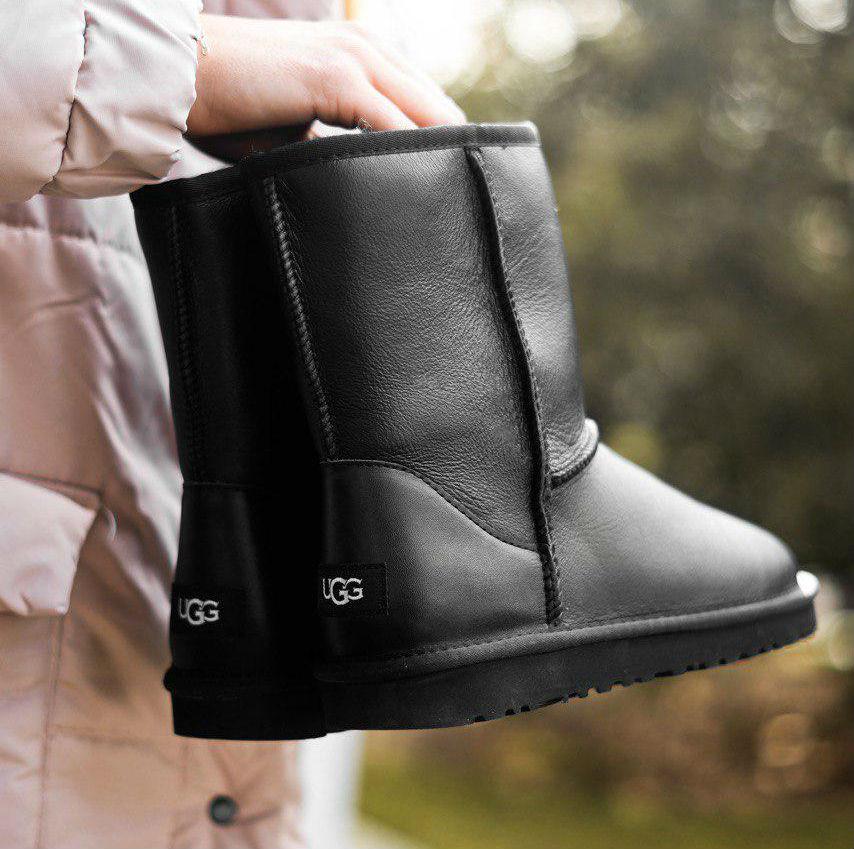 ugg classic short leather