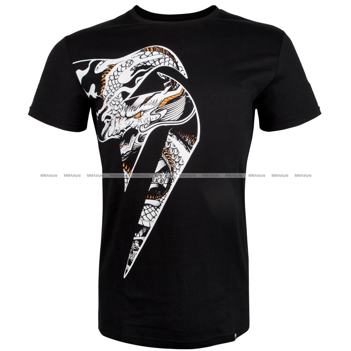 

Футболка Venum Giant x Dragon T-shirt Black White M, Черный