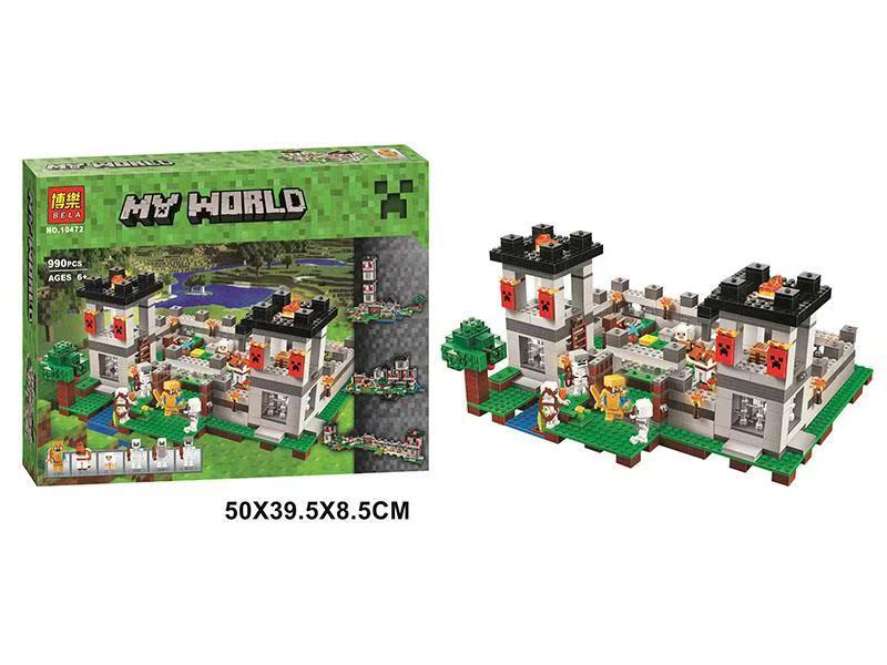 

Конструктор Bela 10472 "Крепость" Lego Майнкрафт, Minecraft, 990 деталей