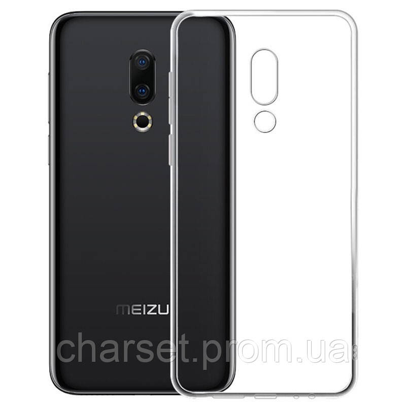 

Чехол бампер Meizu 16 прозрачный силикон bs bust