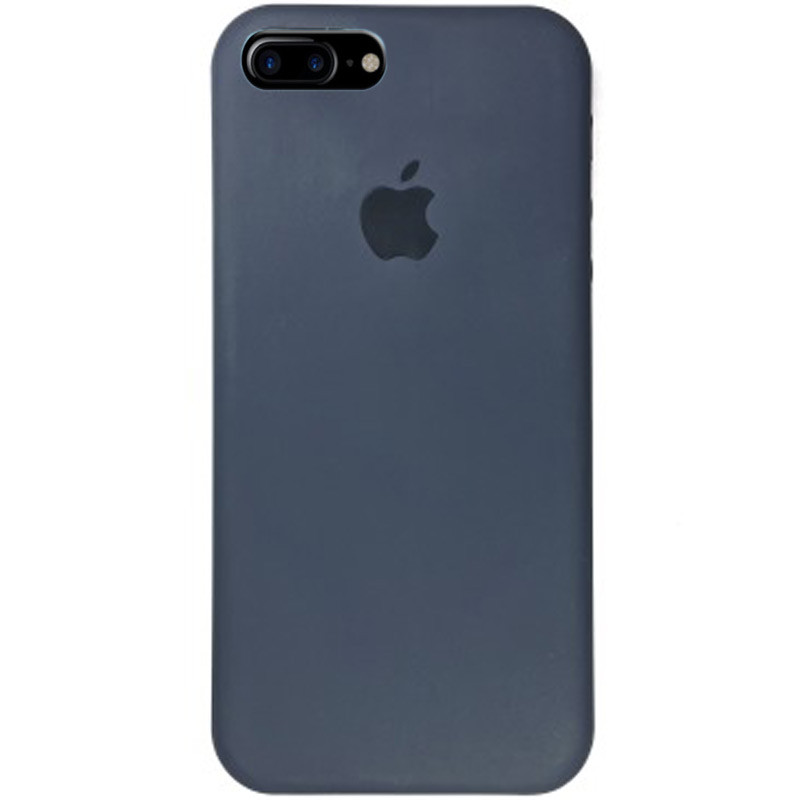 

Силиконовый чехол с микрофиброй (AA) для Apple iPhone 7 plus / 8 plus (5.5") Серый / Dark Grey