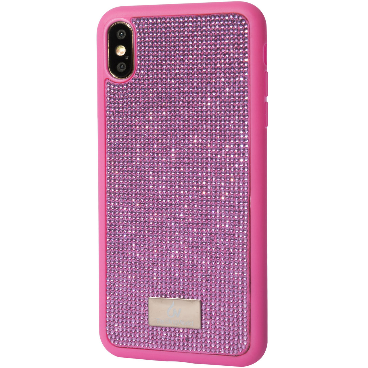 

TPU чехол Bling World Grainy Diamonds для Apple iPhone XS Max (6.5"), Розовый