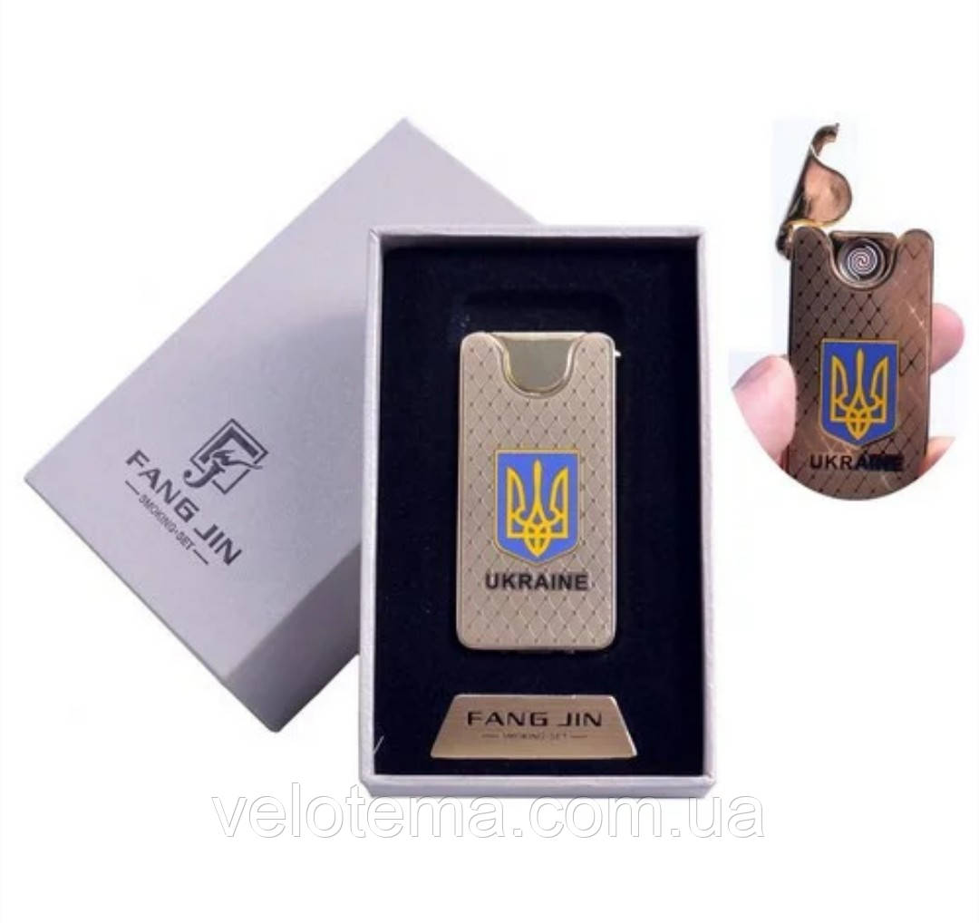 USB запальничка в подарунковій упаковці Герб України
