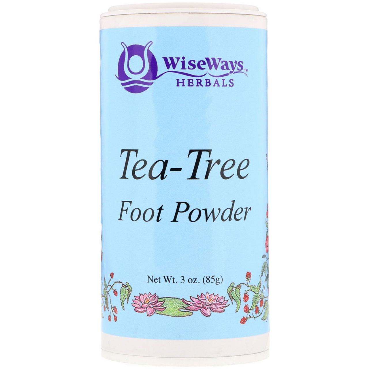 

WiseWays Herbals, Tea-Tree Foot Powder, 3 oz (85 g)