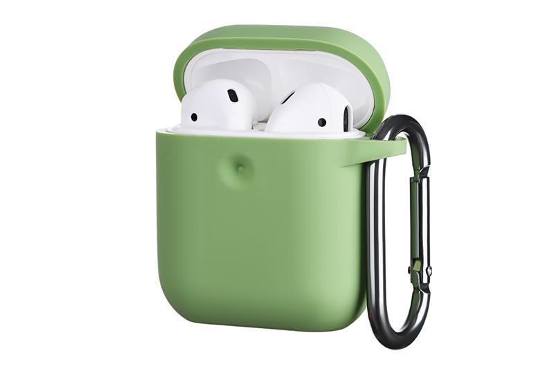 Чохол 2Е для Apple AirPods, Pure Color Silicone (3.0 mm) , green Light