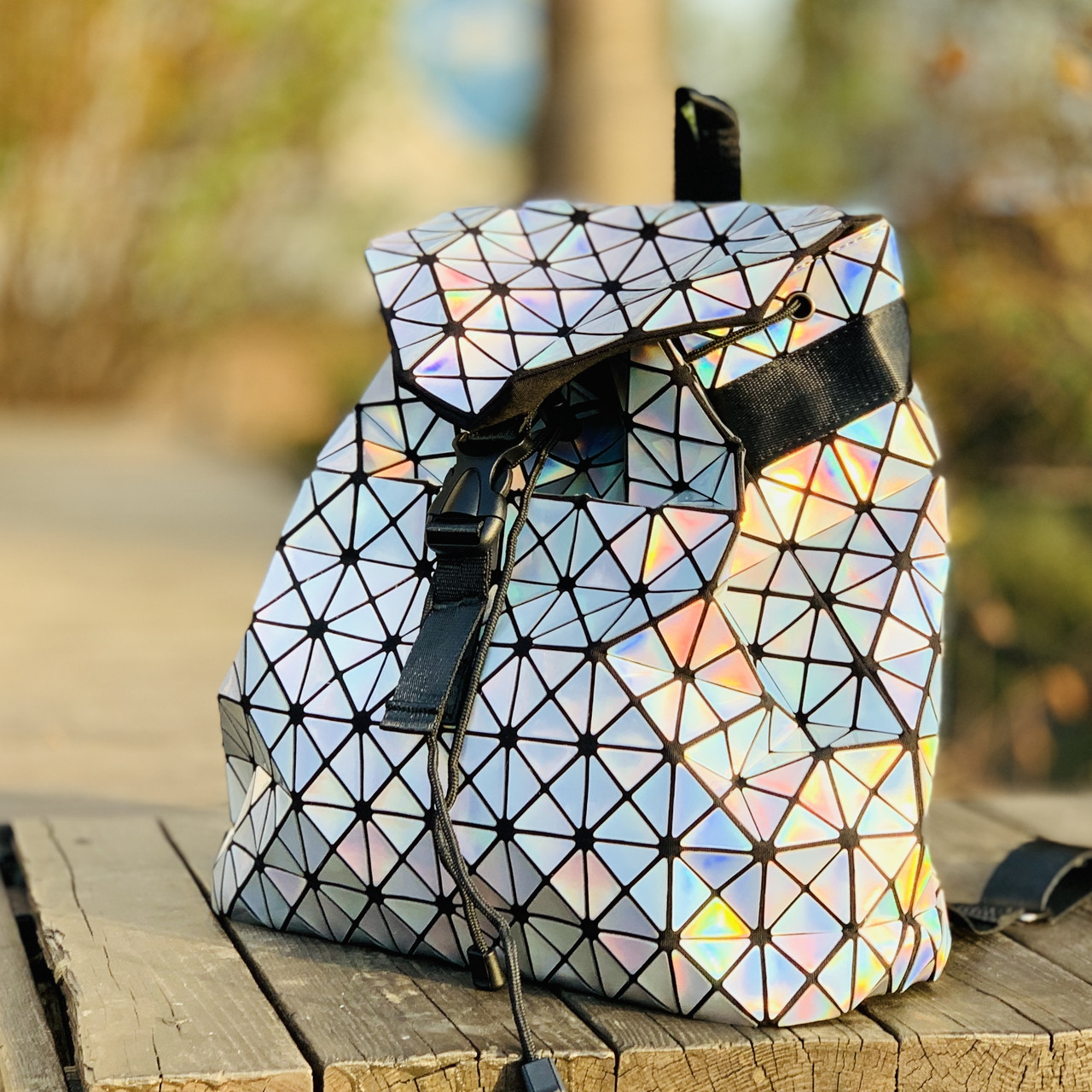 

Голограммный рюкзак женский Bao Bao Issey Miyake 3015, модный рюкзак для девушек в школу, Выбрать цвет