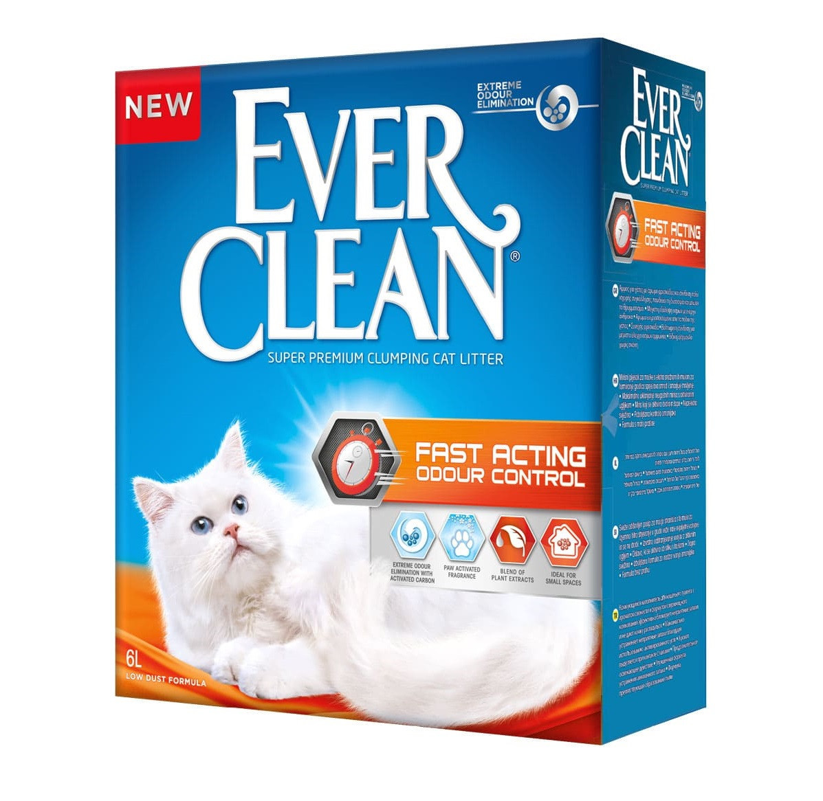 

Ever Clean Fast Acting 6 л - комкующийся наполнитель для кошачьего туалета