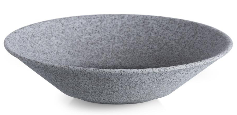

Салатник - 27 см, 1100 мл, Светло-серый (Без глазури) (G.Benedikt) Granit