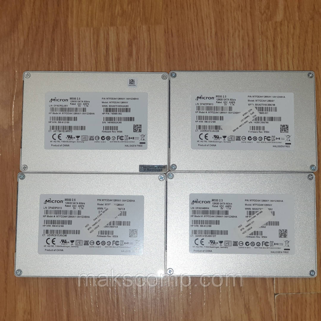 SSD Micron M550 128Gb 2.5" SATAIII (MTFDDAK128MAY): продажа, цена в Одессе.  Внутренние и внешние жесткие диски, hdd, ssd от "makscomp" - 657193512