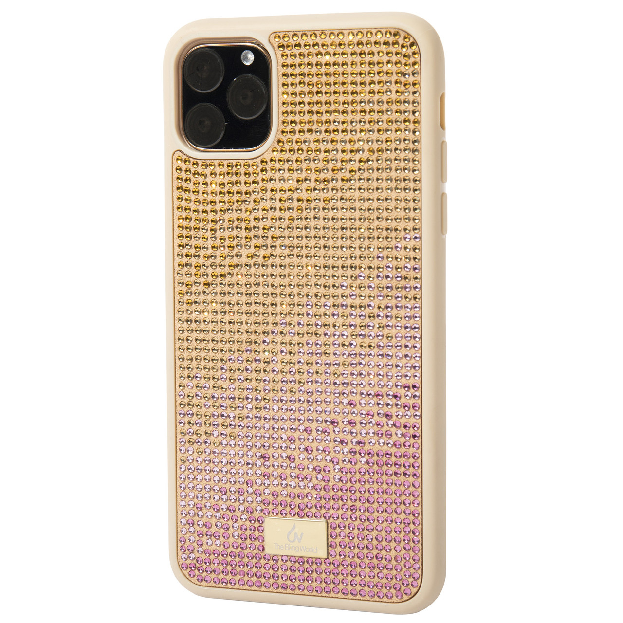 

TPU чехол Bling World Rainbown Design для Apple iPhone 11 Pro (5.8"), Золотой