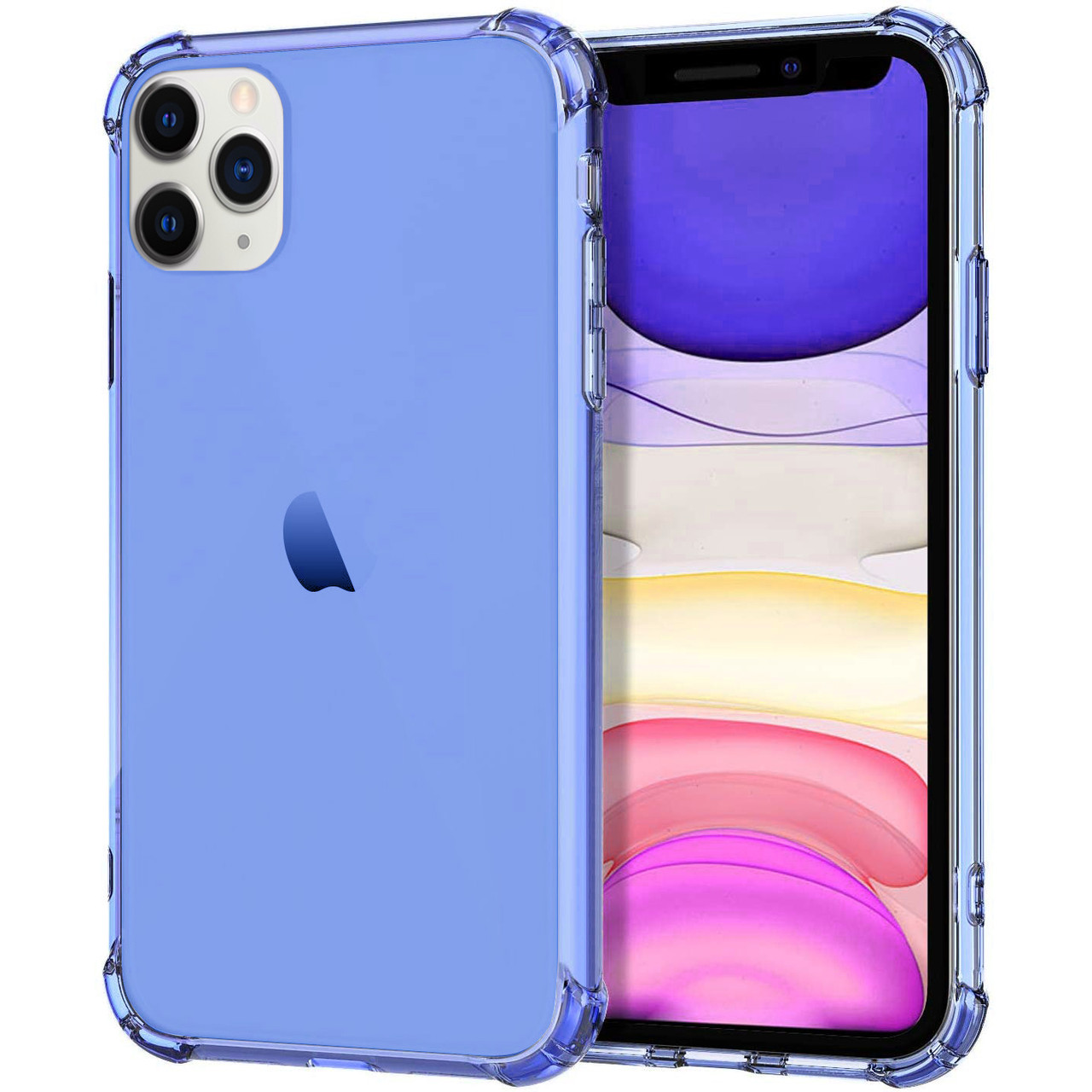 

TPU чехол Epic Ease с усиленными углами для Apple iPhone 11 Pro Max (6.5"), Синий / transparent