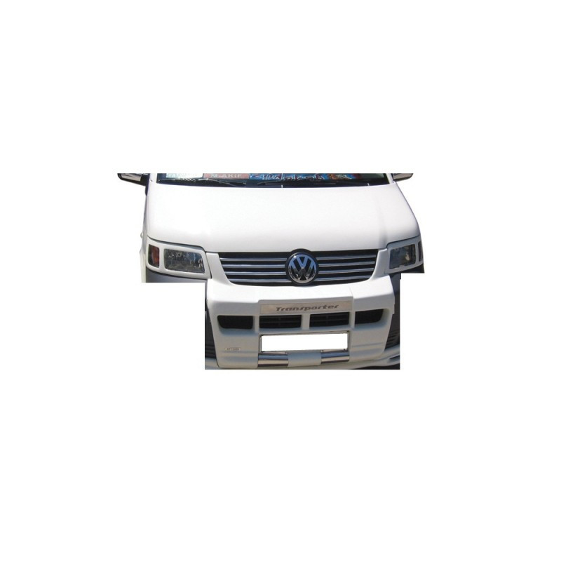 

Volkswagen T5 Transporter 2003-2010 гг. Передняя накладка губа (под покраску)