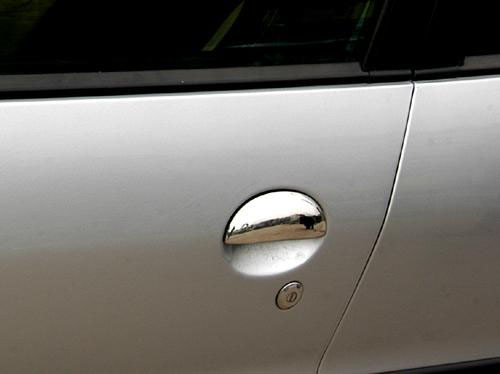 

Peugeot 107 Накладки на ручки (нерж) 2 штуки, OmsaLine - Итальянская нержавейка