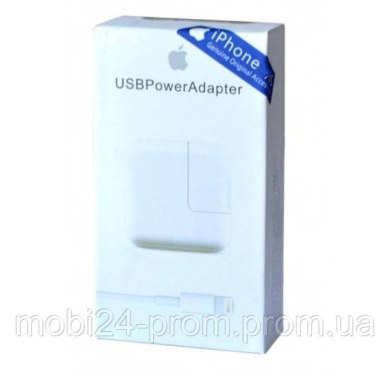 

Сетевое зарядное устройство (плюс кабель) Apple iPad 12W USB Power Adapter MD836, A1401, 5.2V, 2.4A, Белый