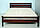 Ліжко в Харкові дерев'яне двоспальне "Ольга" kr.ol3.1, фото 2