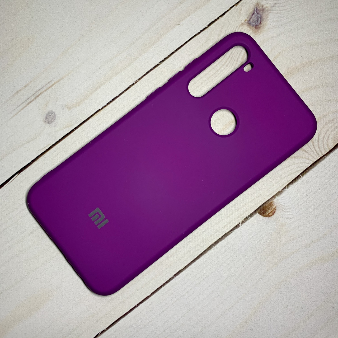 

Чехол Silicone Case Xiaomi Redmi Note 8T Баклажан