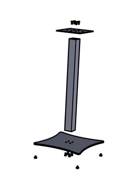 Стол на одной ноге Тренд-3 схема