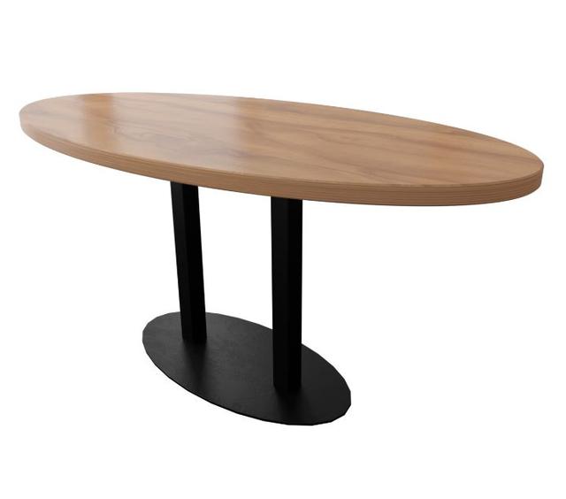Овальный стол барный Тренд-2 двойной Металл-Дизайн