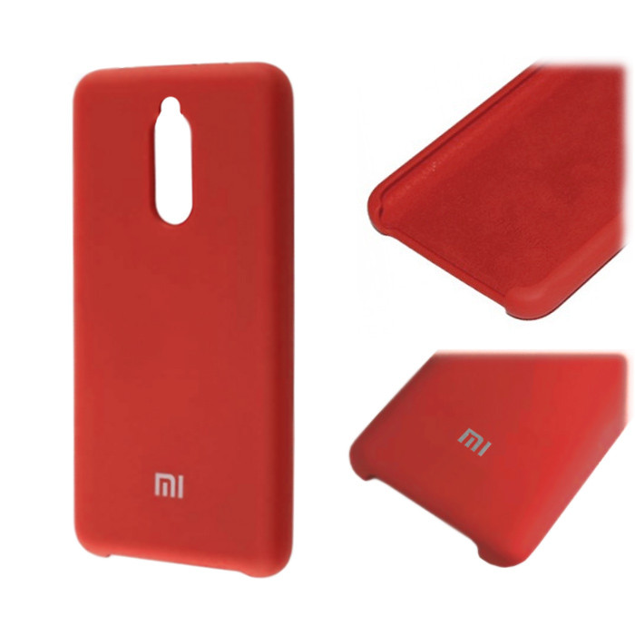 

Чехол Silky Soft Silicone Case для Xiaomi Redmi 8 Красный